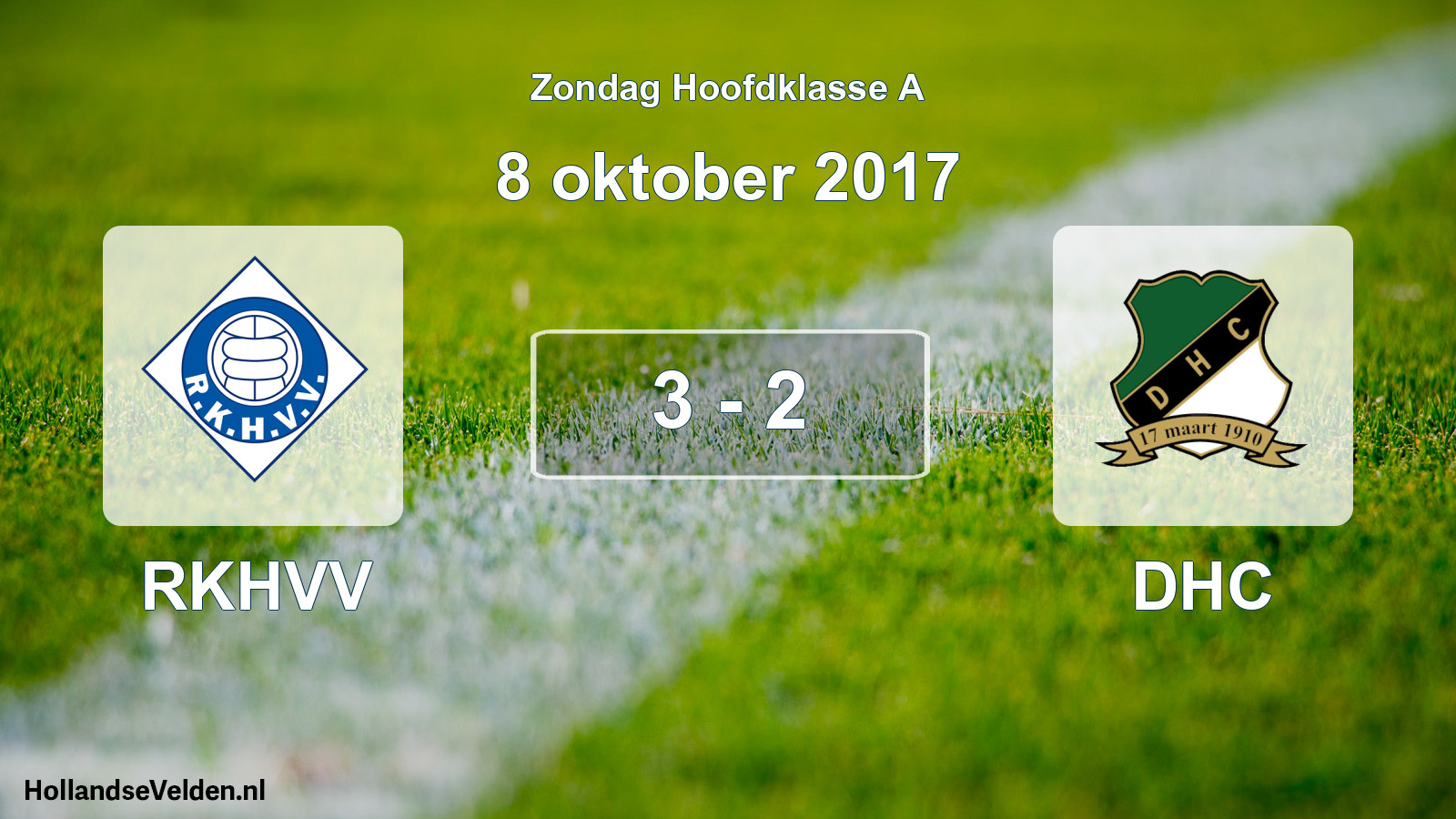 Total number of matches played: RKHVV - DHC 3 - 2 (8 October 2017)