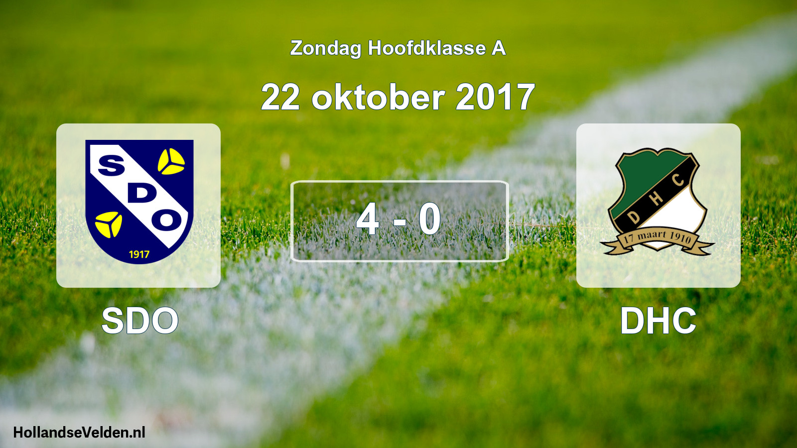 Total number of matches played: SDO - DHC 4 - 0 (22 October 2017)