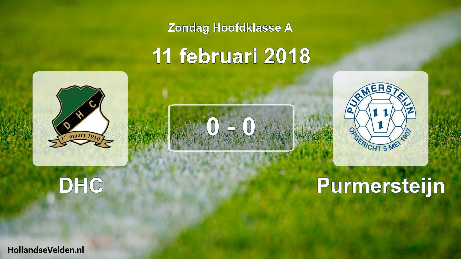 Total number of matches played: DHC - Purmersteijn 0 - 0 (11 February 2018)