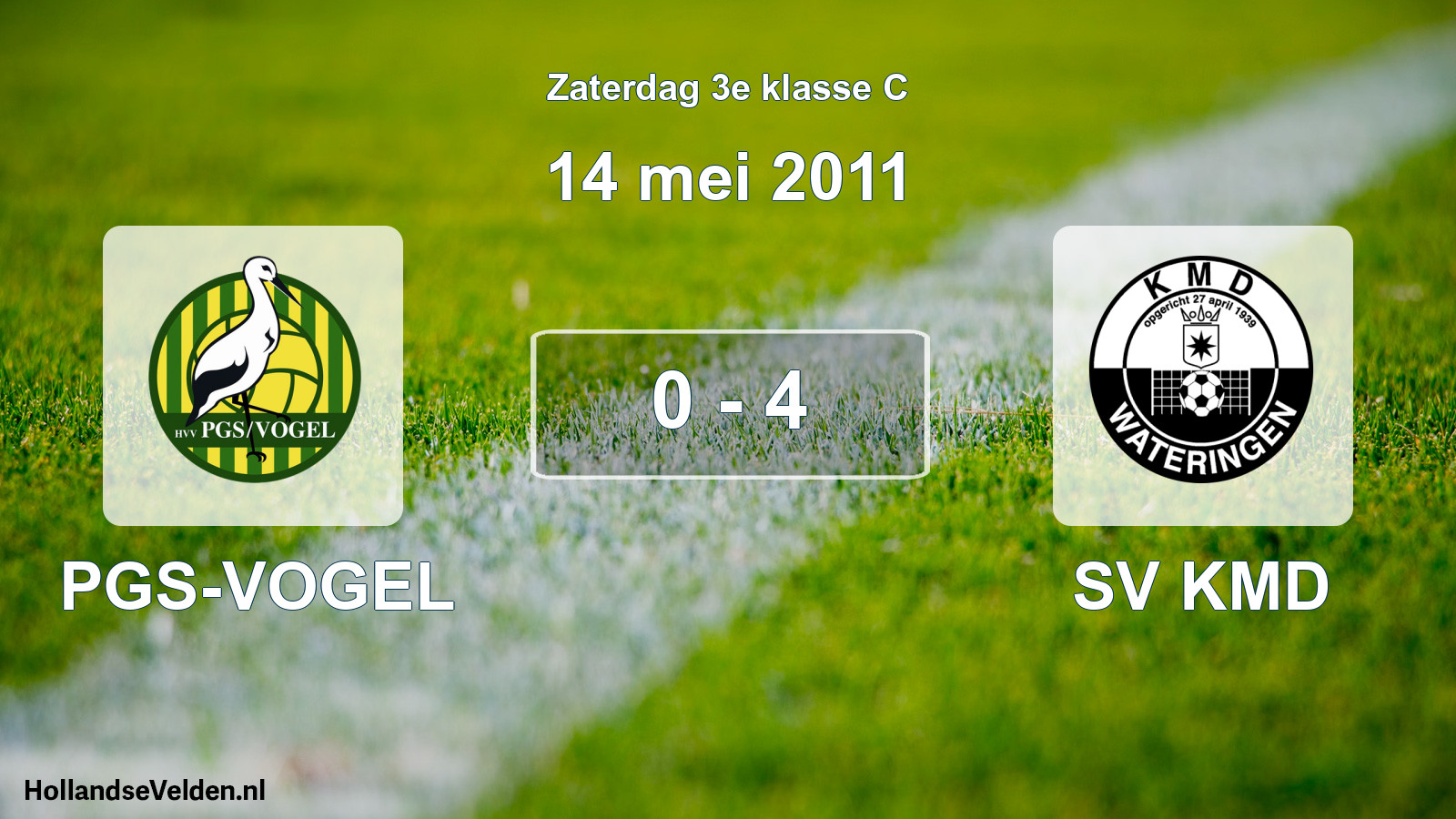 Total number of matches played: PGS-VOGEL - SV KMD 0 - 4 (14 May 2011)