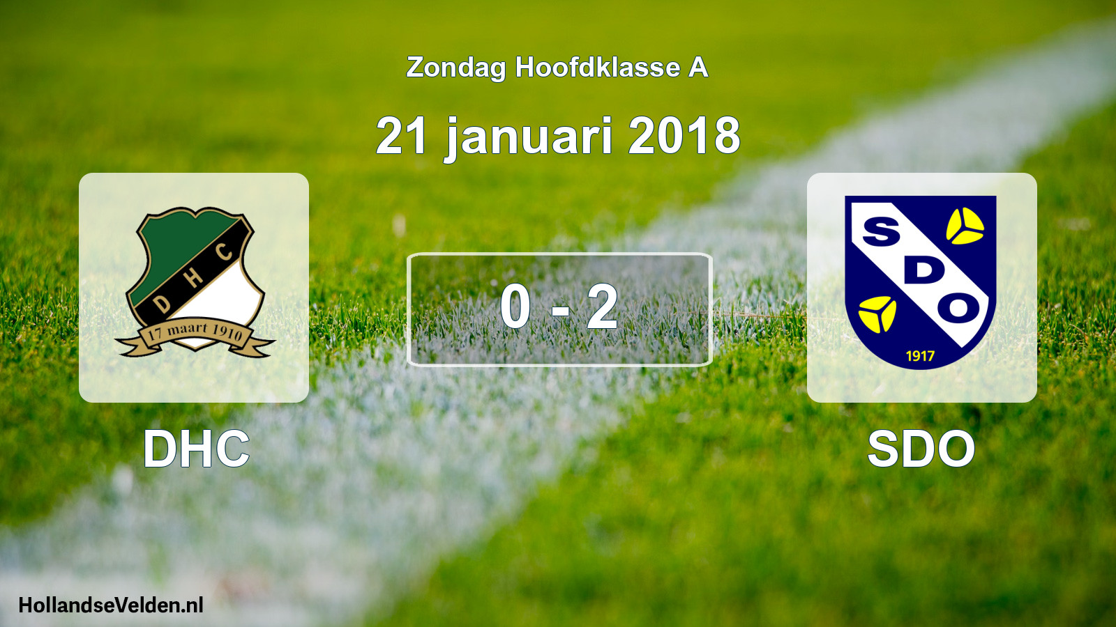 Total number of matches played: DHC - SDO 0 - 2 (21 January 2018)