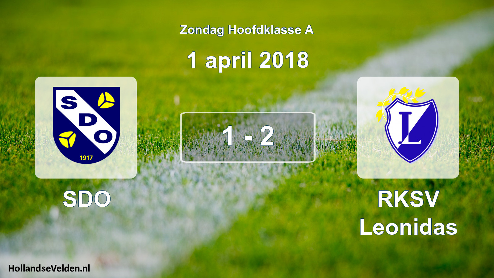 Total number of matches played: SDO - RKSV Leonidas 1 - 2 (1 April 2018)