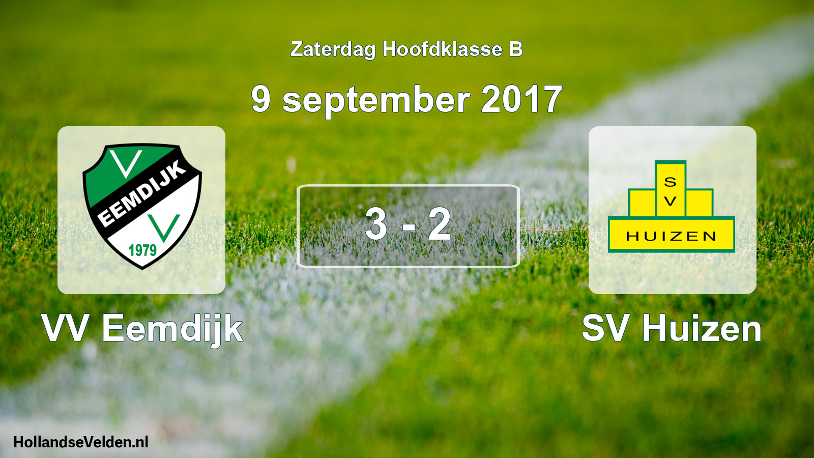 Total number of matches played: VV Eemdijk - SV Huizen 3 - 2 (9 September 2017)
