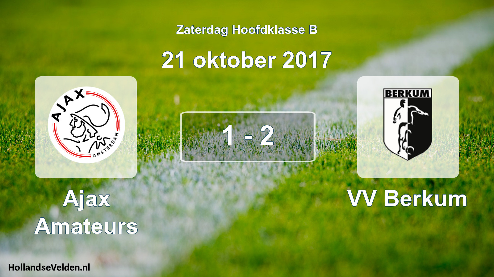 Total number of matches played: Ajax Amateurs - VV Berkum 1 - 2 (21 October 2017)