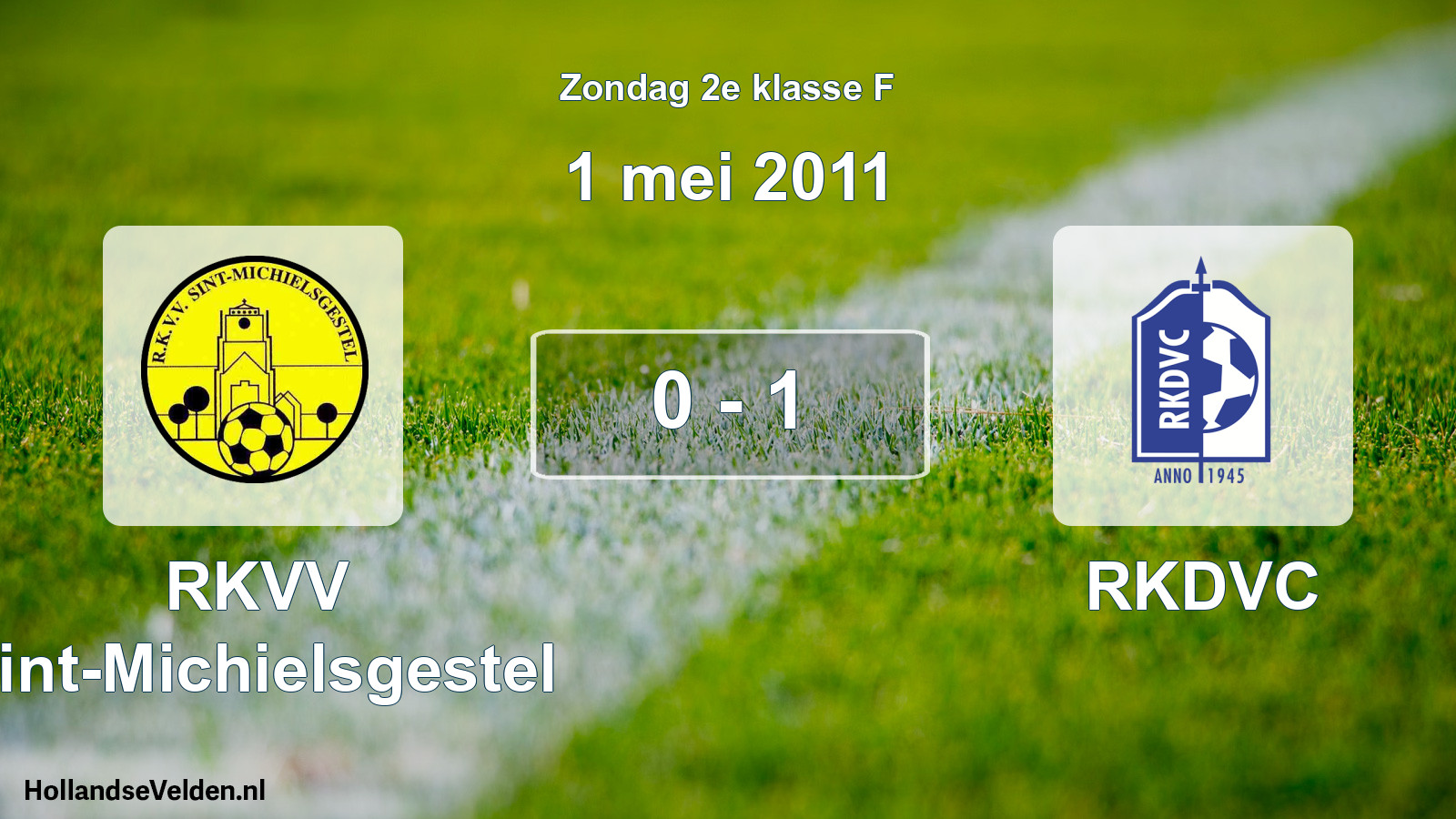 Total number of matches played: RKVV Sint-Michielsgestel - RKDVC 0 - 1 (1 May 2011)