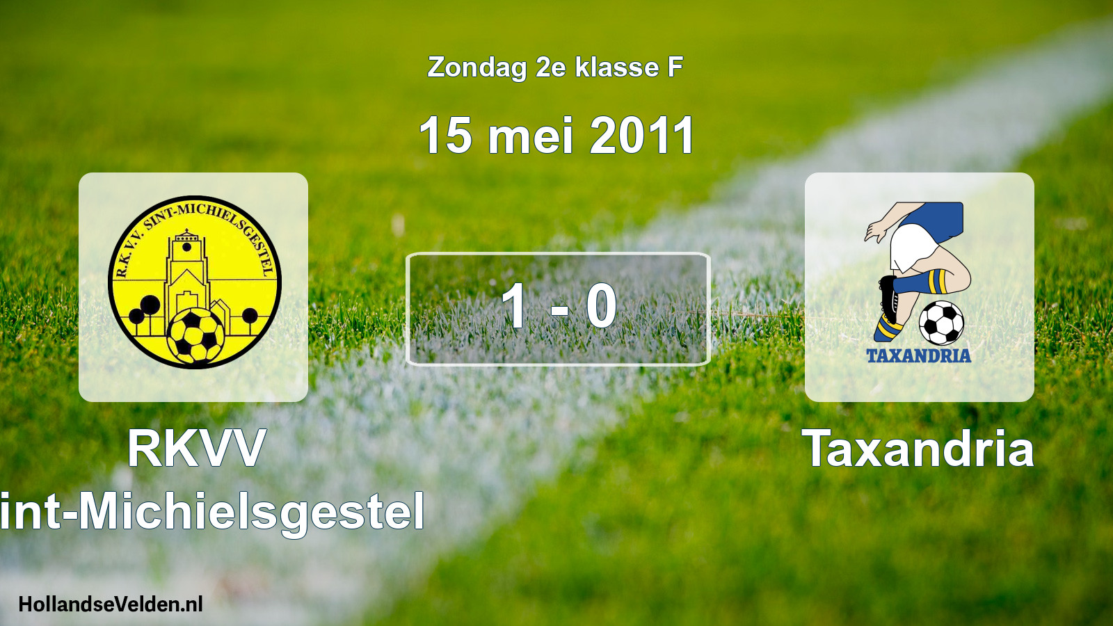 Total number of matches played: RKVV Sint-Michielsgestel - Taxandria 1 - 0 (15 May 2011)