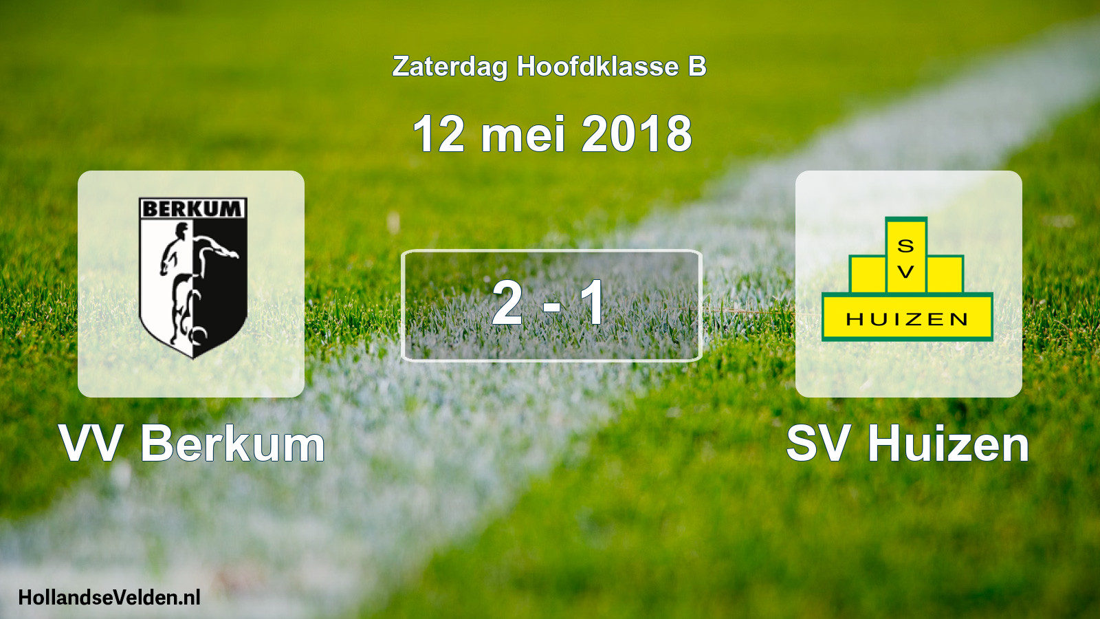Total number of matches played: VV Berkum - SV Huizen 2 - 1 (12 May 2018)