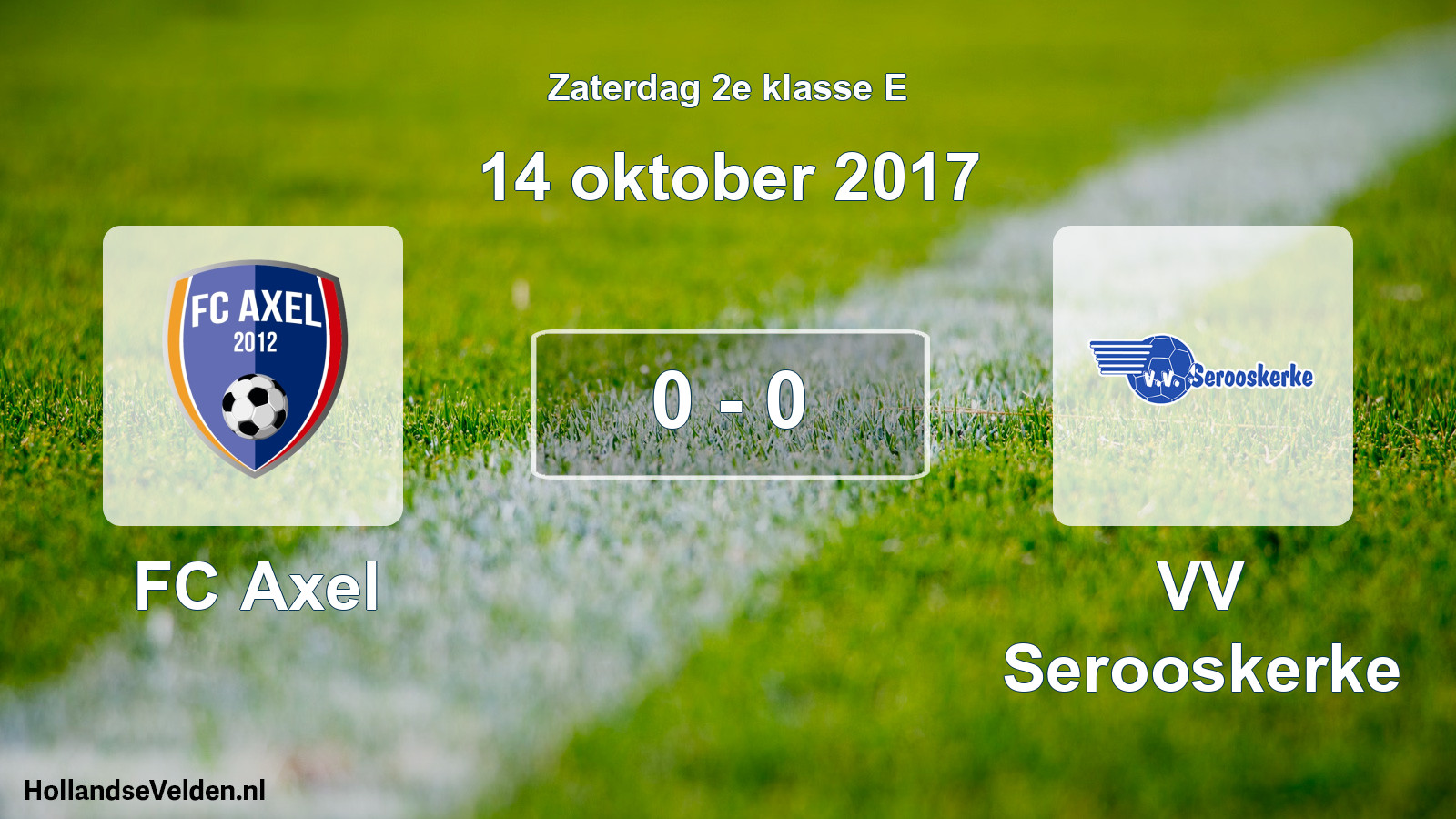 Total number of matches played: FC Axel - VV Serooskerke 0 - 0 (14 October 2017)
