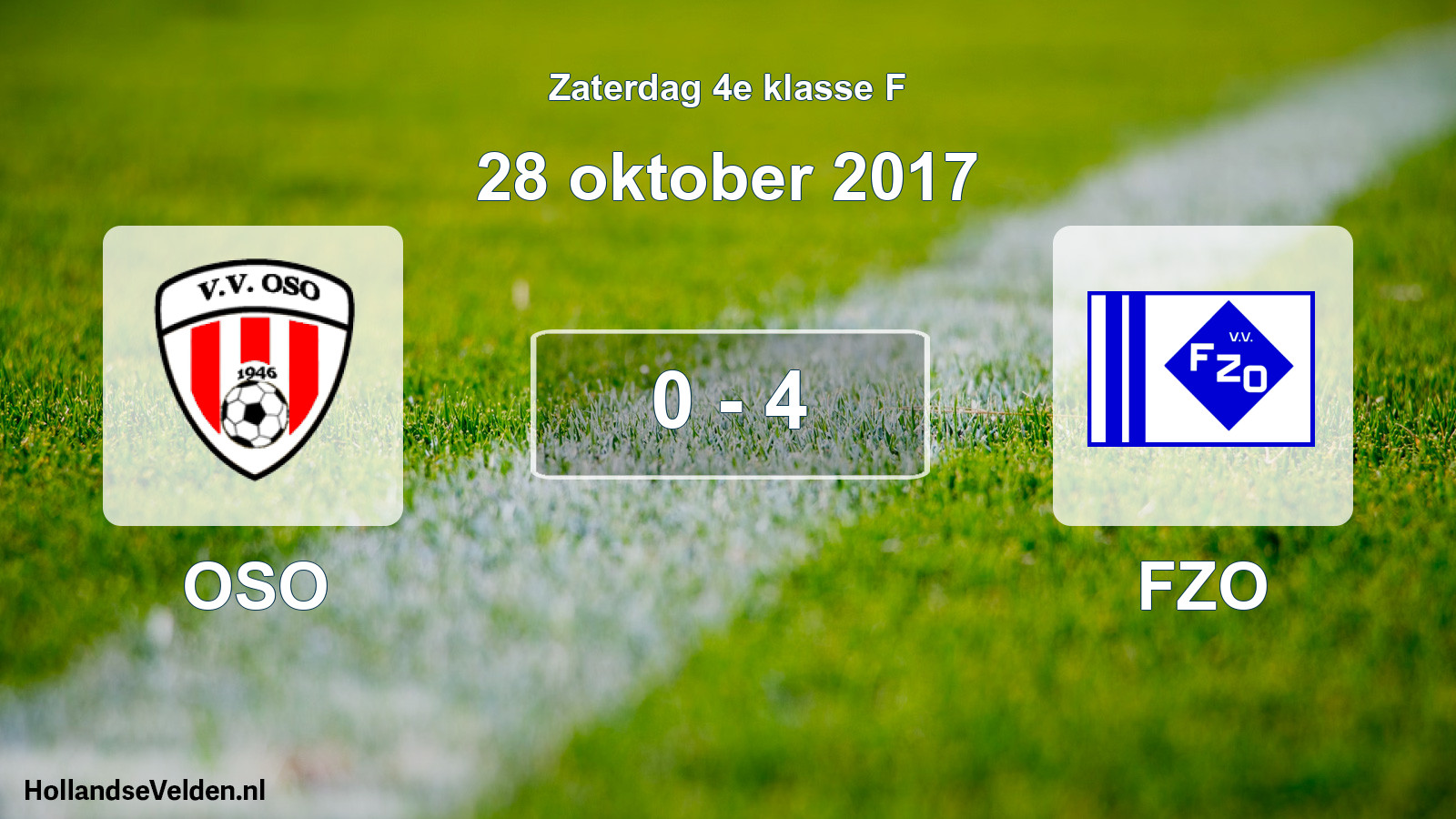 Total number of matches played: OSO - FZO 0 - 4 (28 October 2017)
