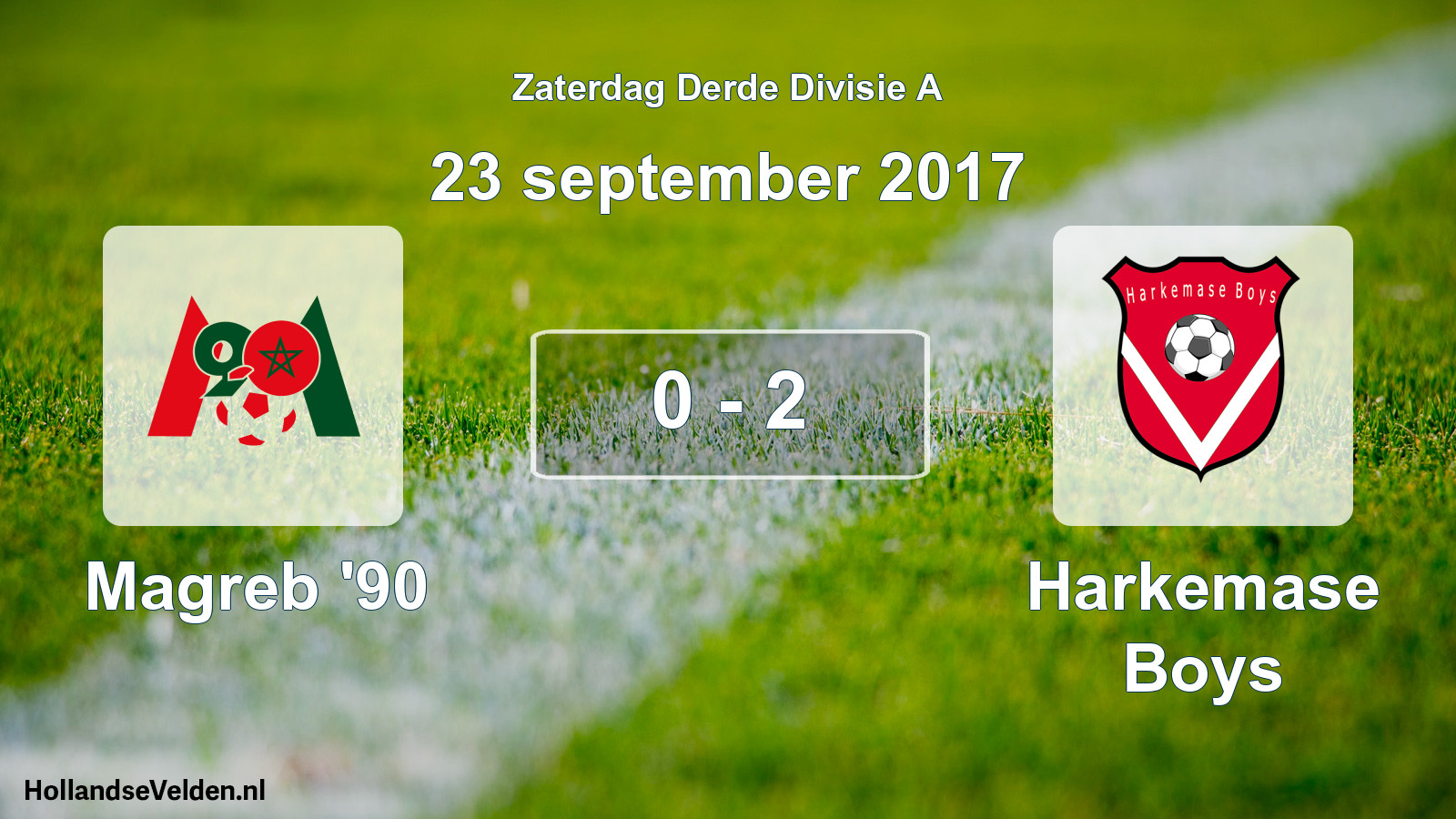Total number of matches played: Magreb '90 - Harkemase Boys 0 - 2 (23 September 2017)