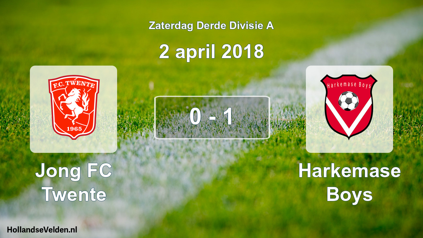 Total number of matches played: Jong FC Twente - Harkemase Boys 0 - 1 (2 April 2018)