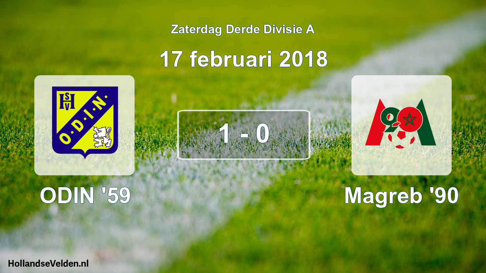Total number of matches played: ODIN '59 - Magreb '90 1 - 0 (17 February 2018)