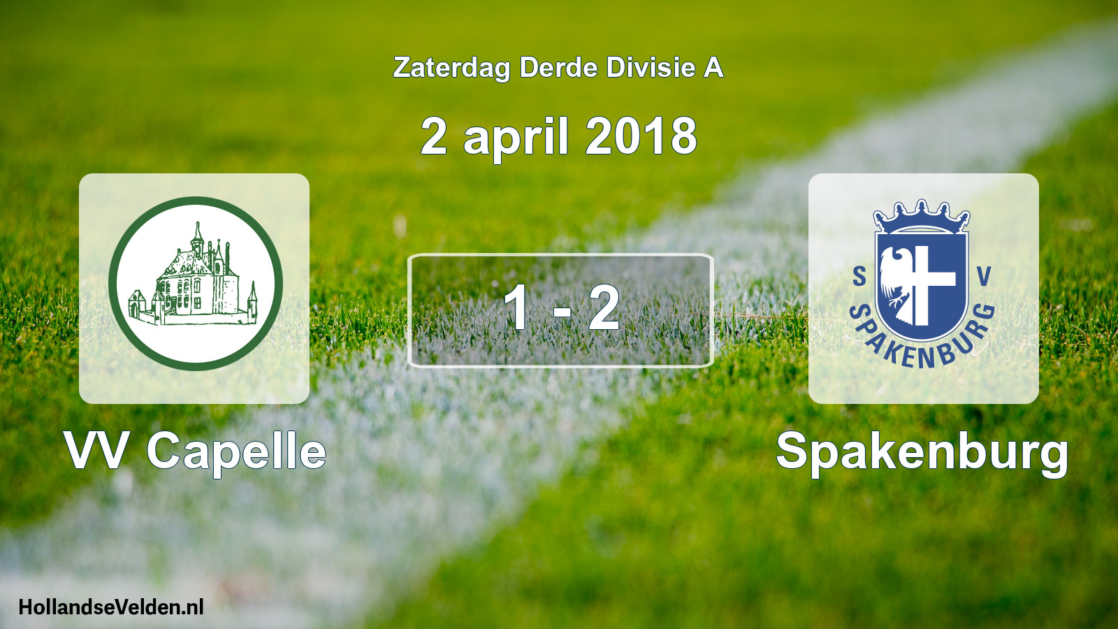 Total number of matches played: VV Capelle - Spakenburg 1 - 2 (2 April 2018)