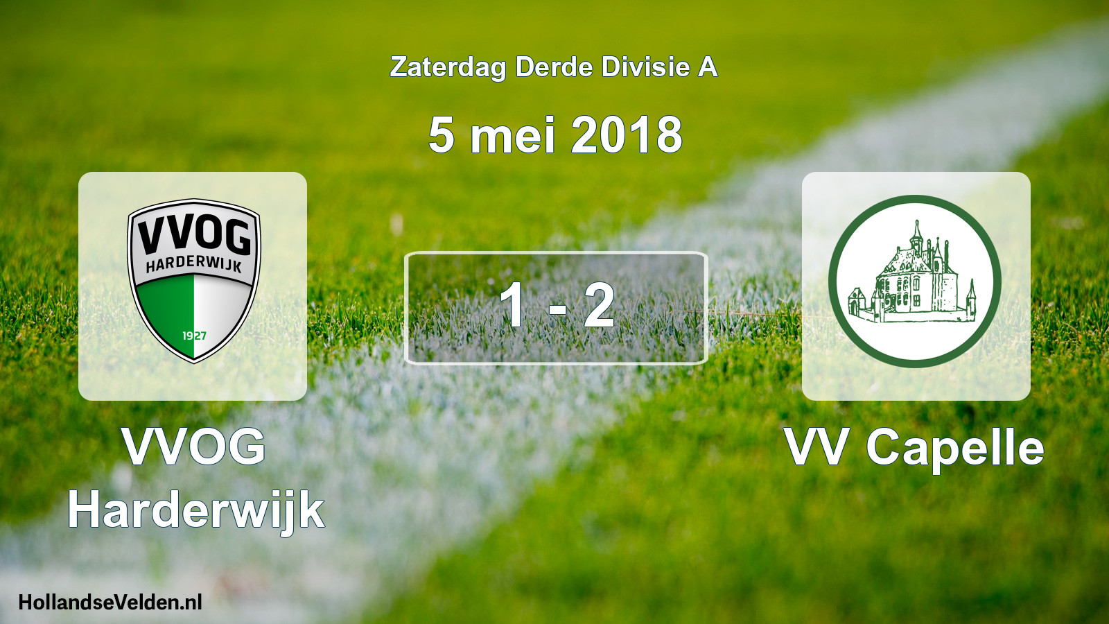 Total number of matches played: VVOG Harderwijk - VV Capelle 1 - 2 (5 May 2018)