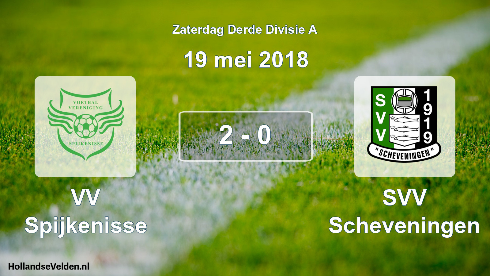 Total number of matches played: VV Spijkenisse - SVV Scheveningen 2 - 0 (19 May 2018)