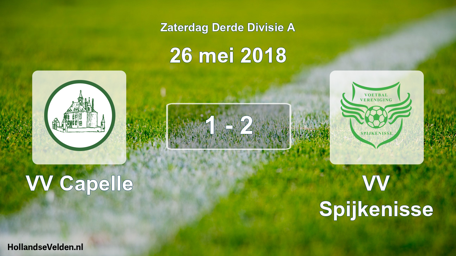 Total number of matches played: VV Capelle - VV Spijkenisse 1 - 2 (26 May 2018)