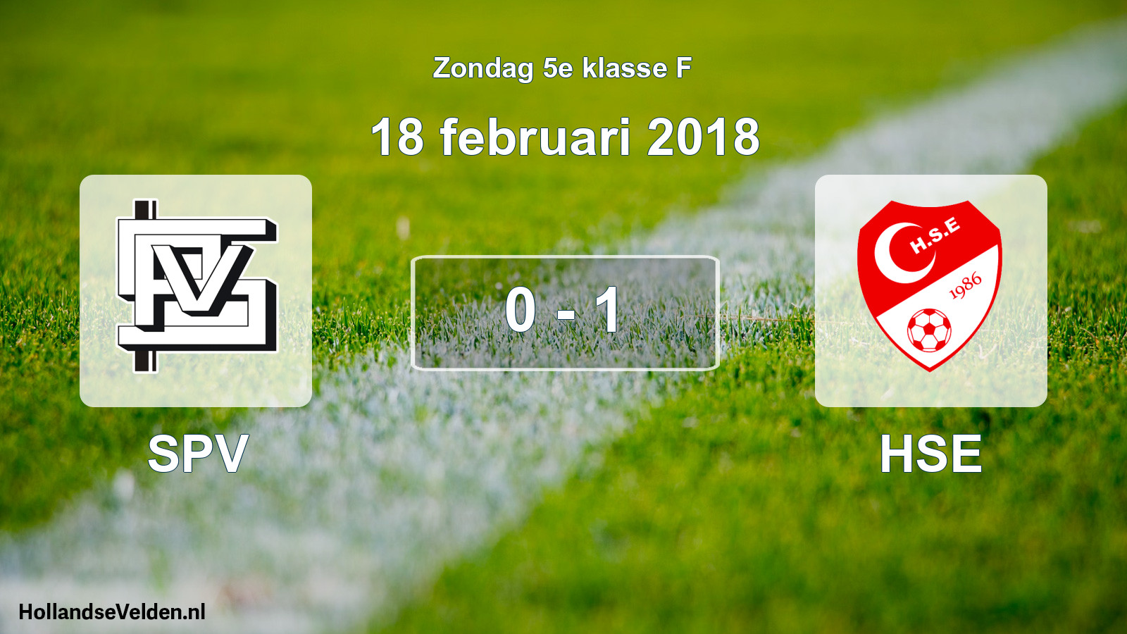 Total number of matches played: SPV - HSE 0 - 1 (18 February 2018)