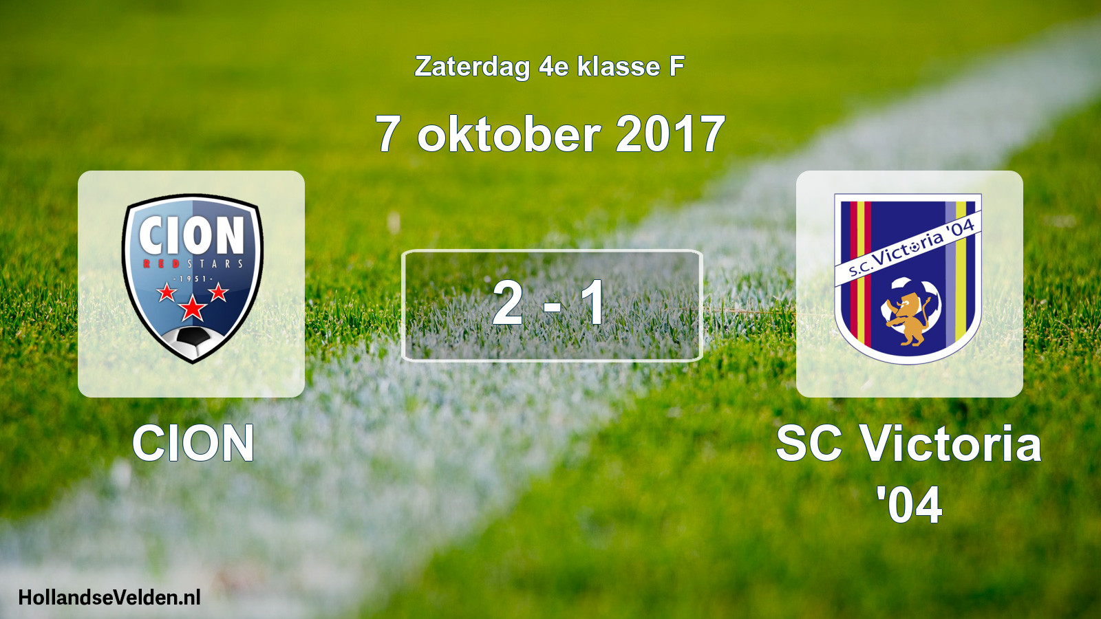 Total number of matches played: CION - SC Victoria '04 2 - 1 (7 October 2017)