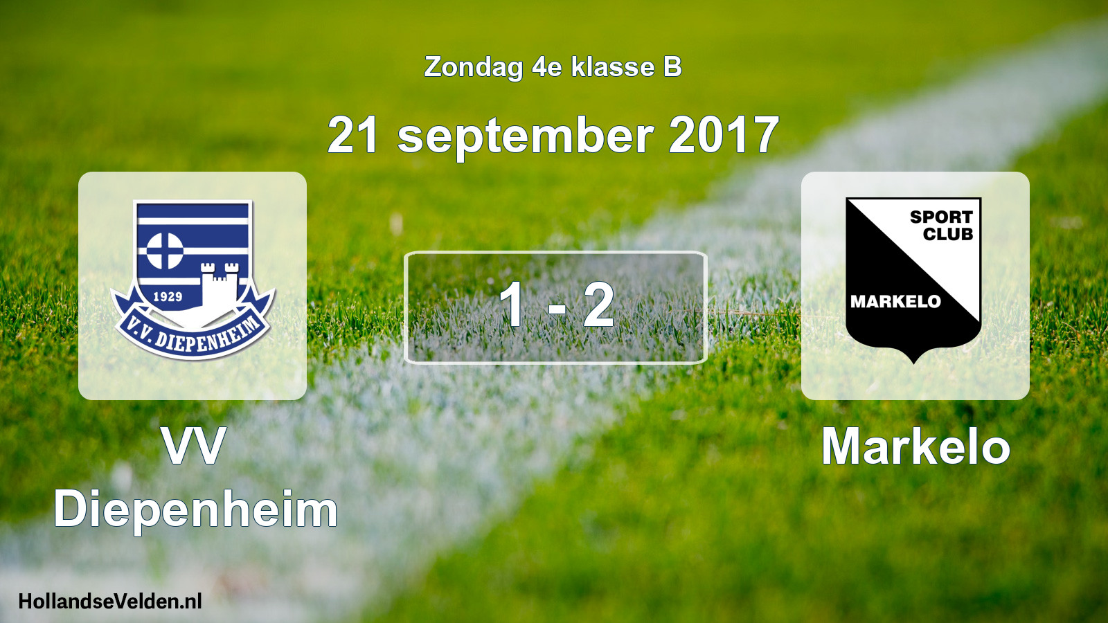Total number of matches played: VV Diepenheim - Markelo 1 - 2 (21 September 2017)