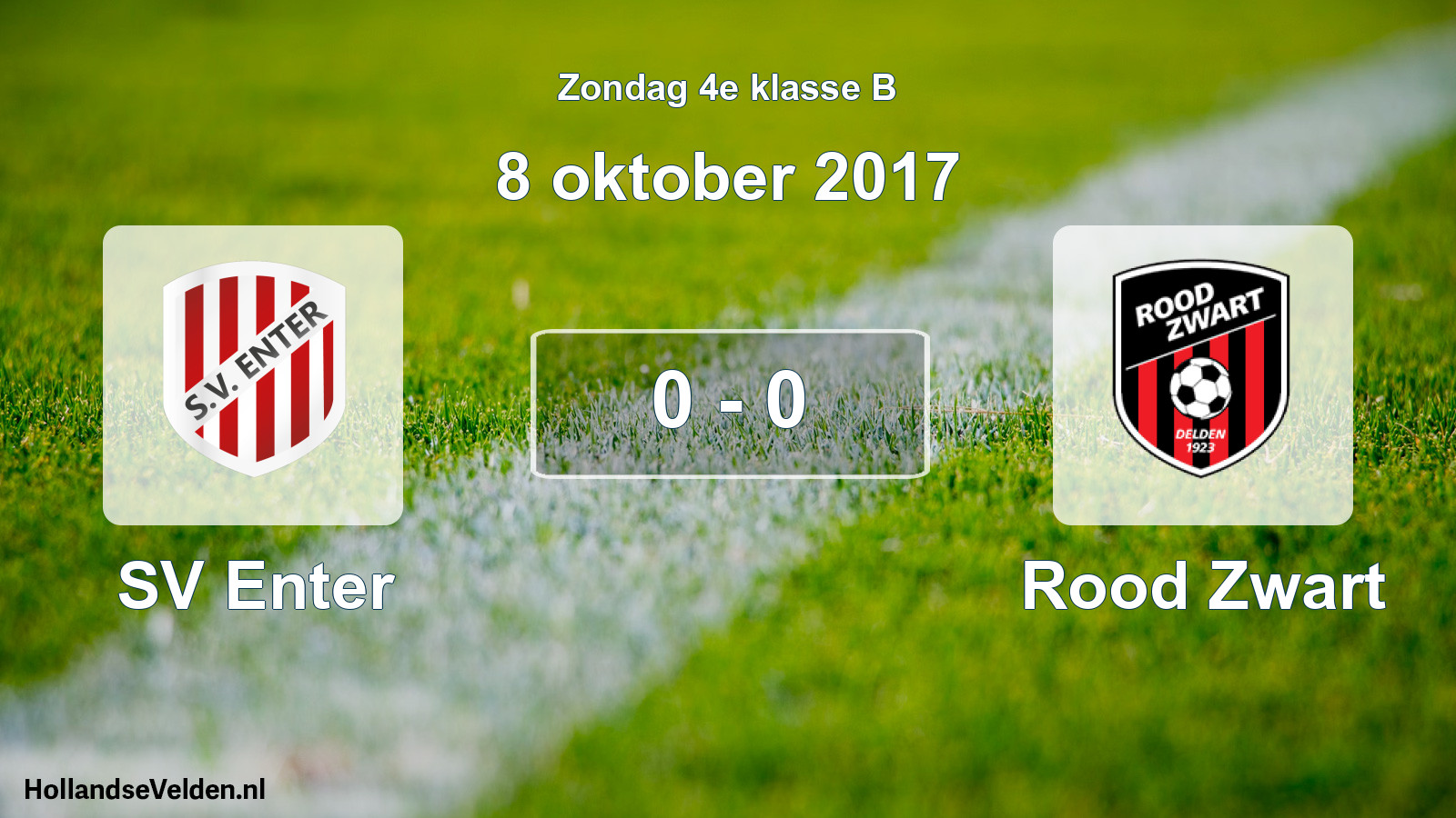 Total number of matches played: SV Enter - Rood Zwart 0 - 0 (8 October 2017)