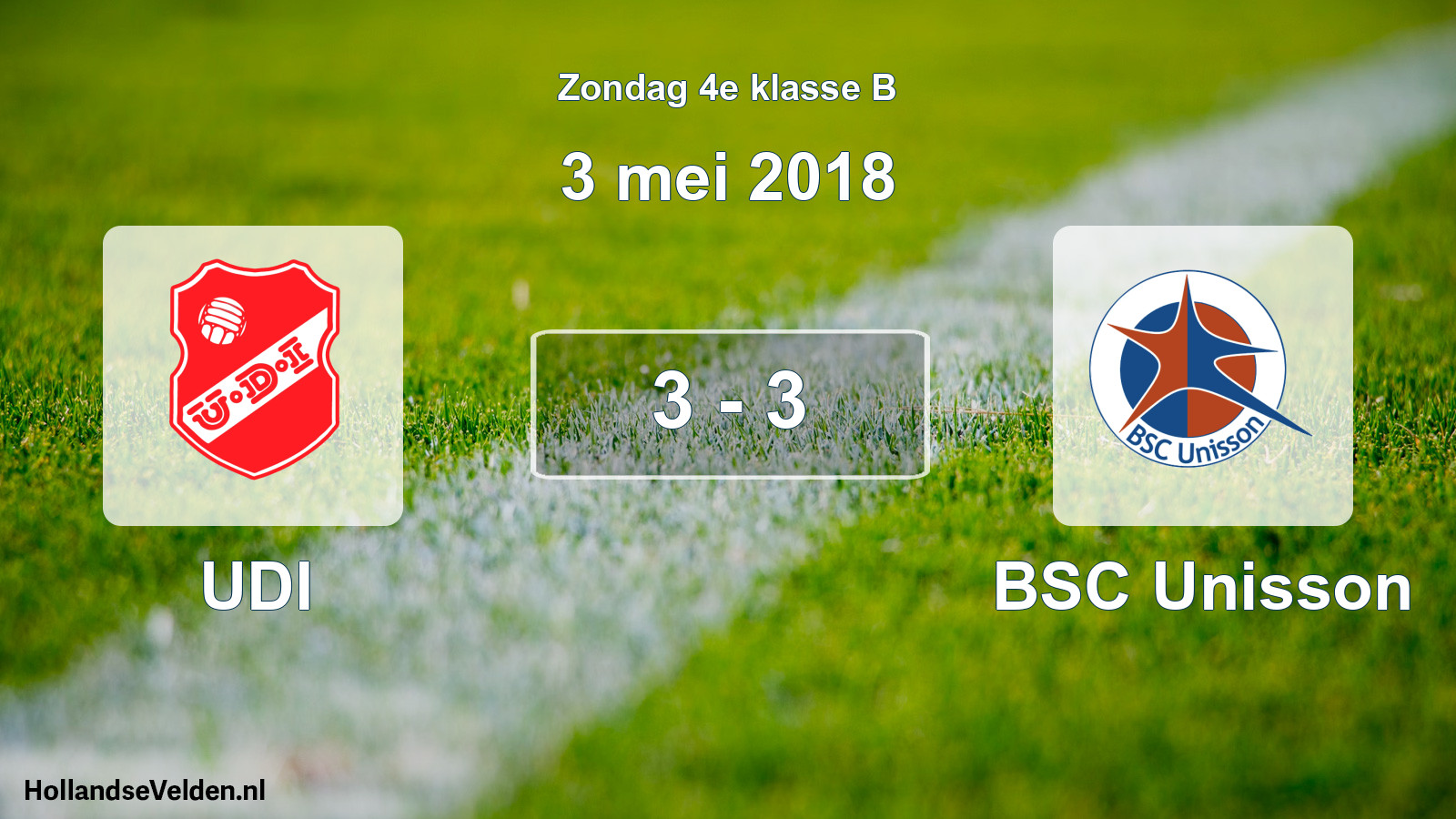 Total number of matches played: UDI - BSC Unisson 3 - 3 (3 May 2018)