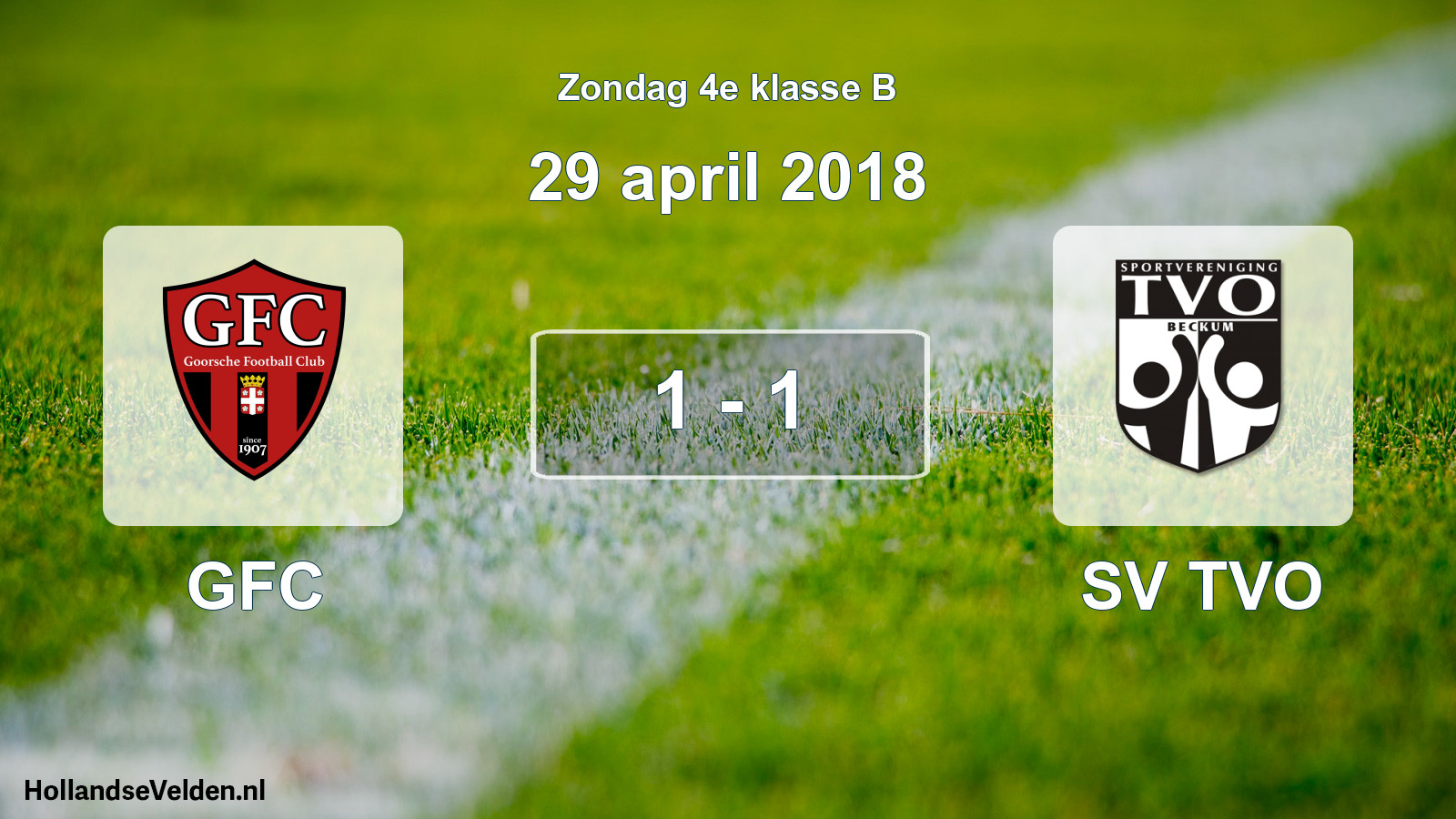 Total number of matches played: GFC - SV TVO 1 - 1 (29 April 2018)