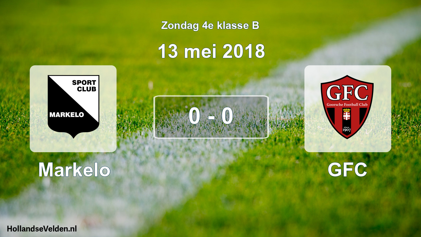 Total number of matches played: Markelo - GFC 0 - 0 (13 May 2018)