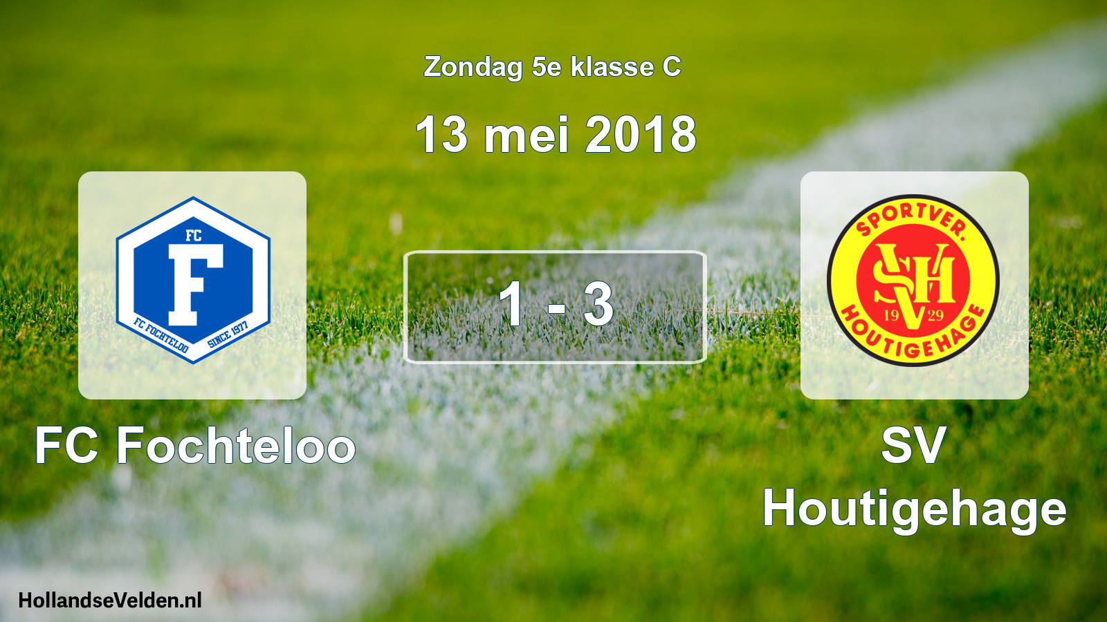 Total number of matches played: FC Fochteloo - SV Houtigehage 1 - 3 (13 May 2018)