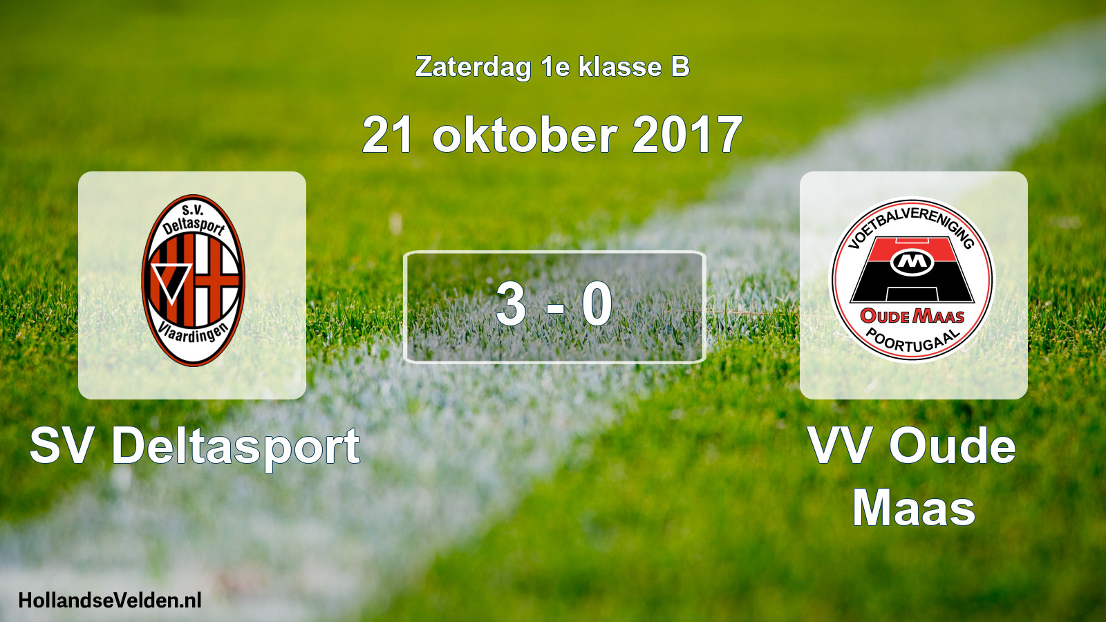 Total number of matches played: SV Deltasport - VV Oude Maas 3 - 0 (21 October 2017)