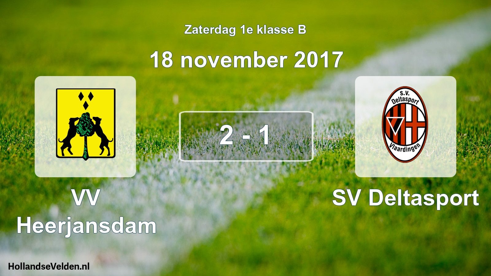 Total number of matches played: VV Heerjansdam - SV Deltasport 2 - 1 (18 November 2017)