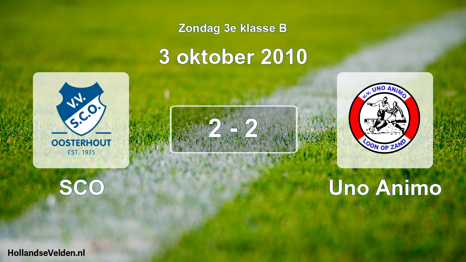 Total number of matches played: SCO - Uno Animo 2 - 2 (3 October 2010)