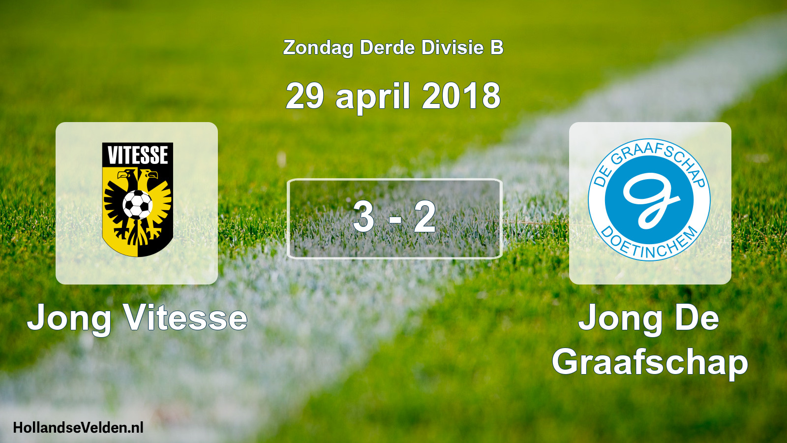 Total number of matches played: Jong Vitesse - Jong De Graafschap 3 - 2 (29 April 2018)