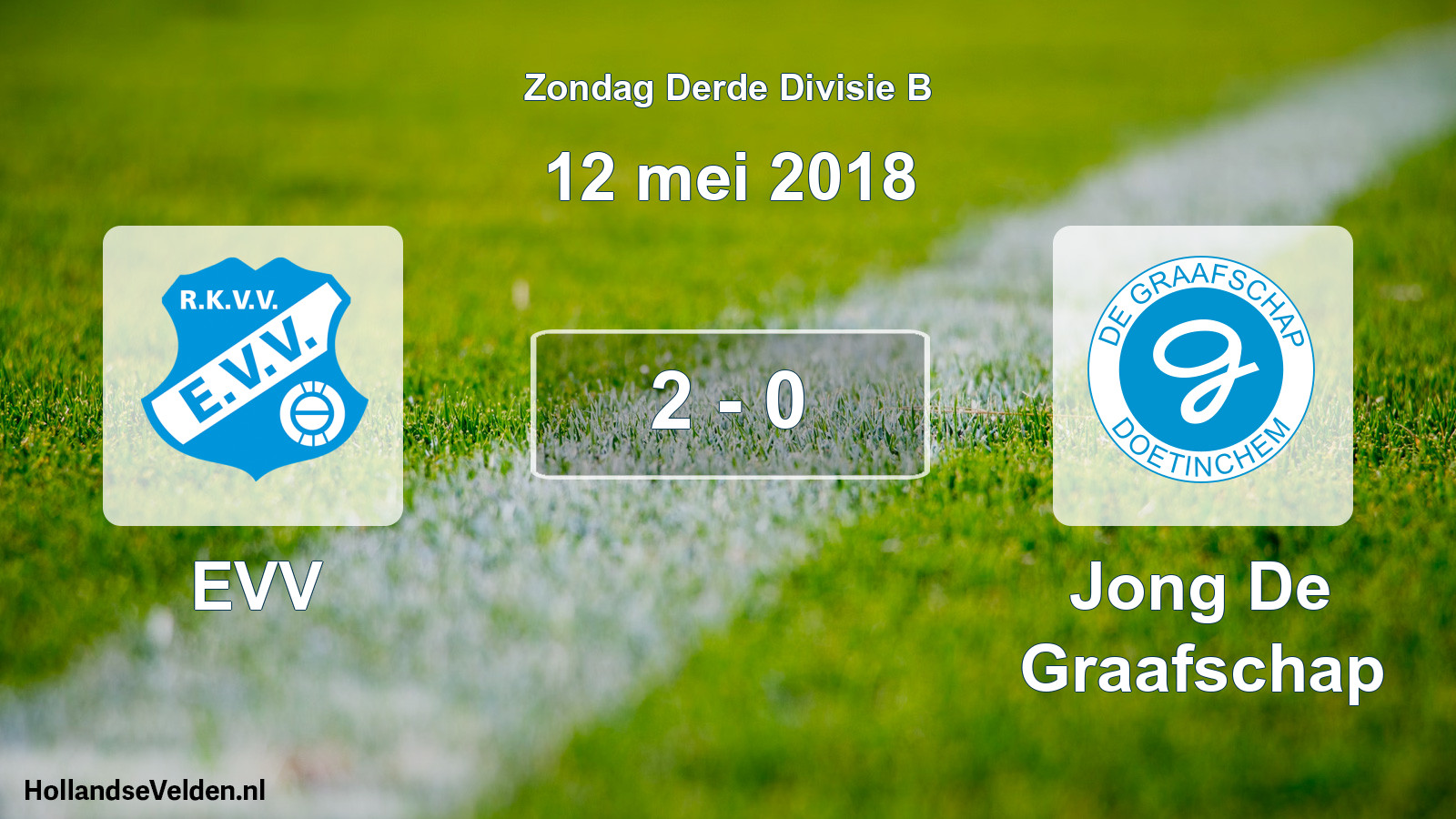 Total number of matches played: EVV - Jong De Graafschap 2 - 0 (12 May 2018)