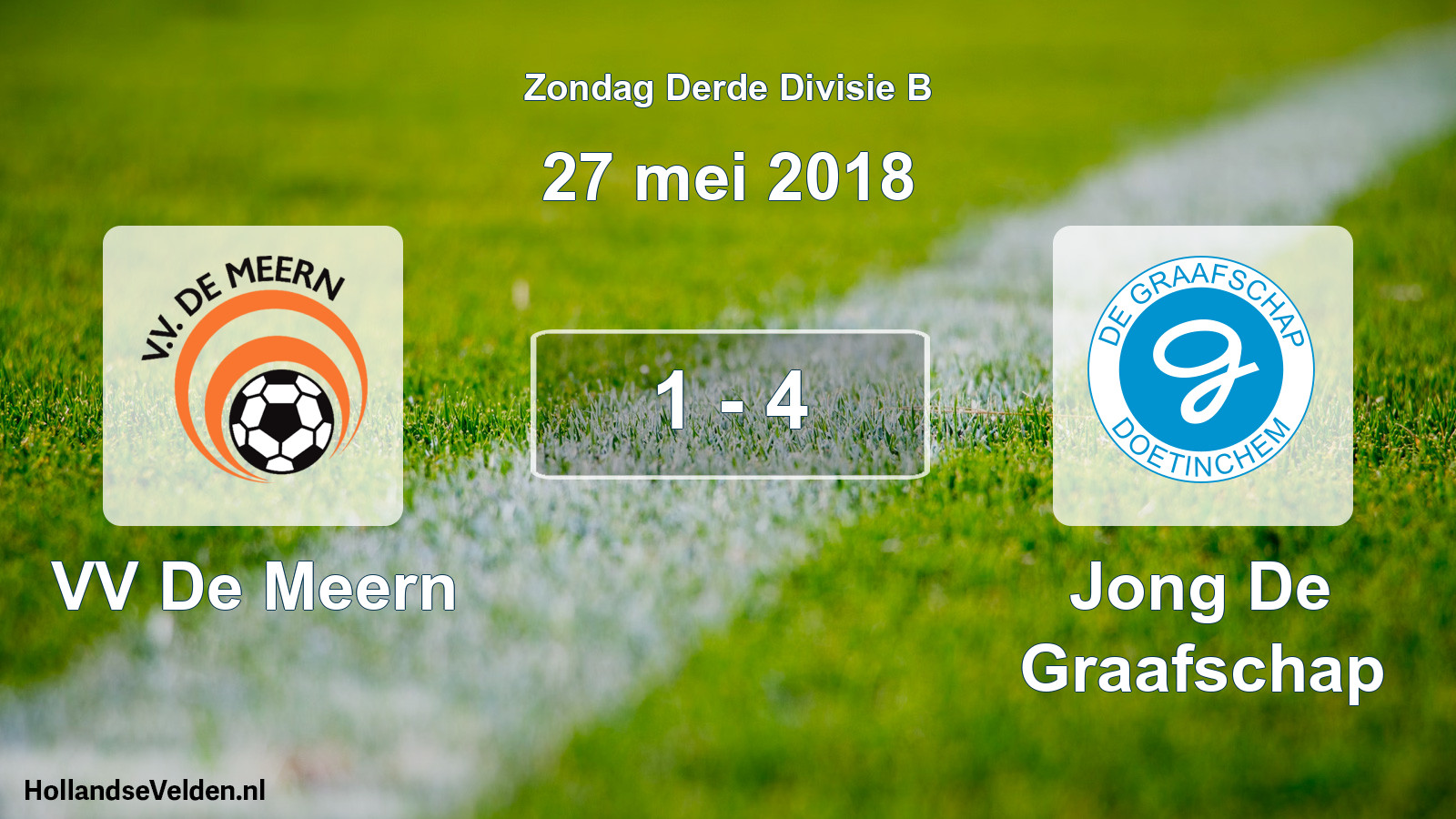 Total number of matches played: VV De Meern - Jong De Graafschap 1 - 4 (27 May 2018)