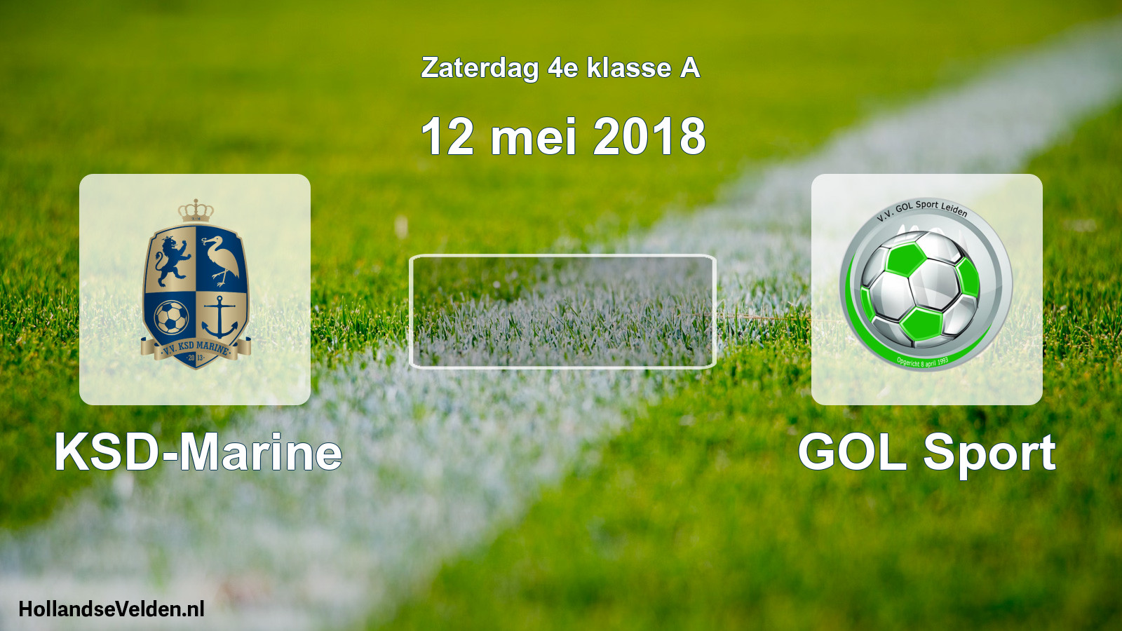 Scheduled Match: KSD-Marine - GOL Sport (12 May 2018)