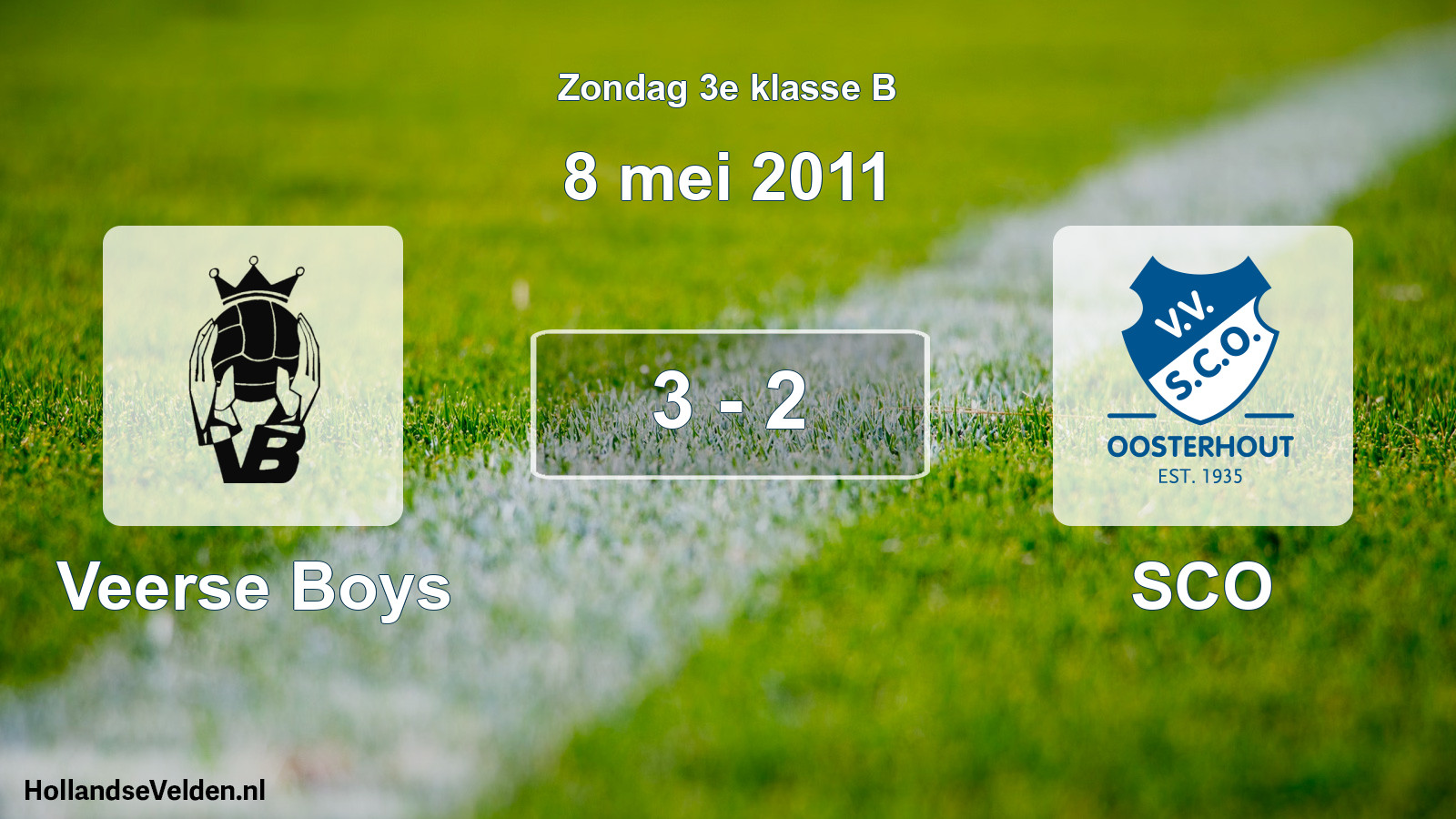 Total number of matches played: Veerse Boys - SCO 3 - 2 (8 May 2011)