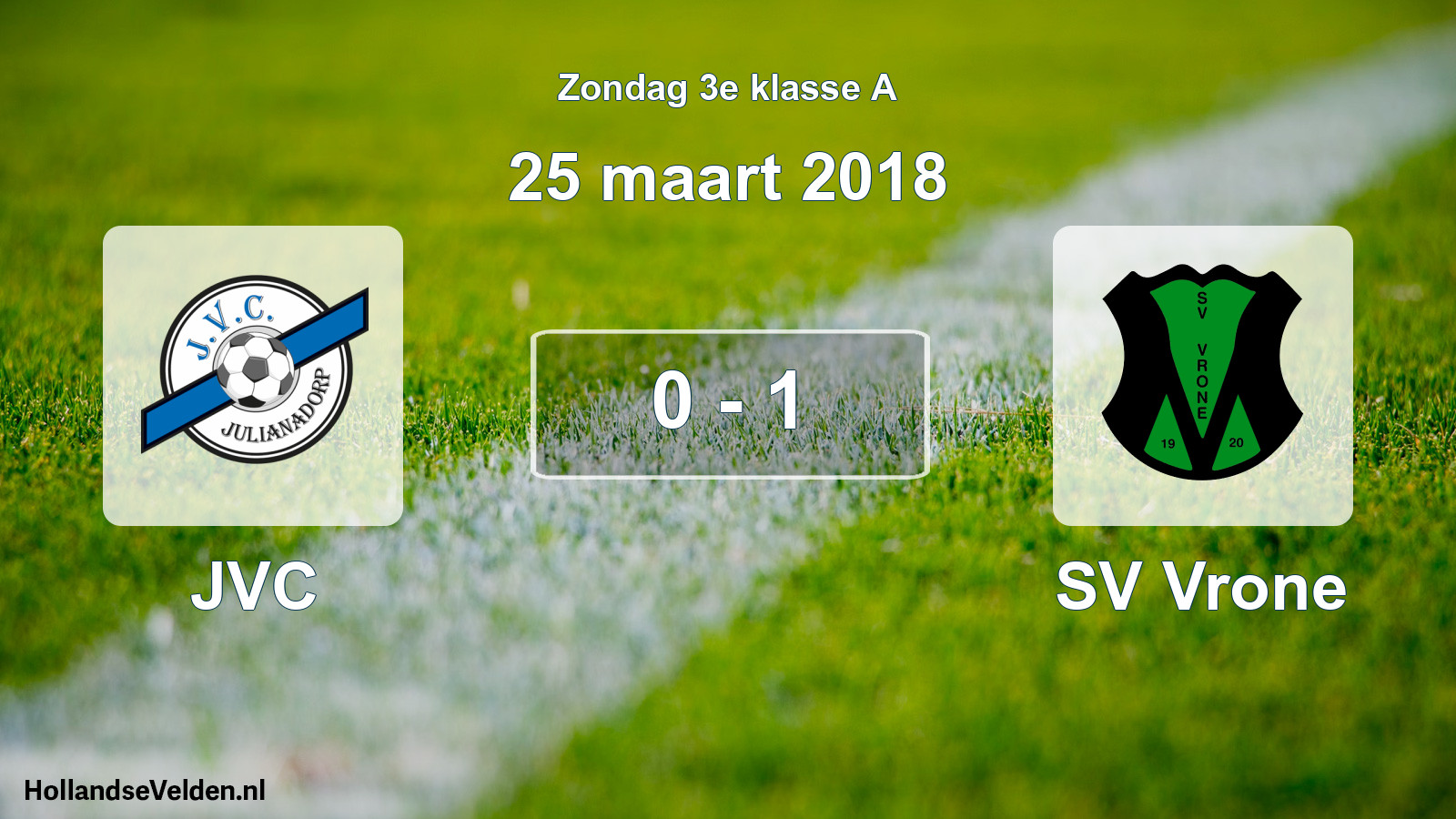 Total number of matches played: JVC - SV Vrone 0 - 1 (25 March 2018)