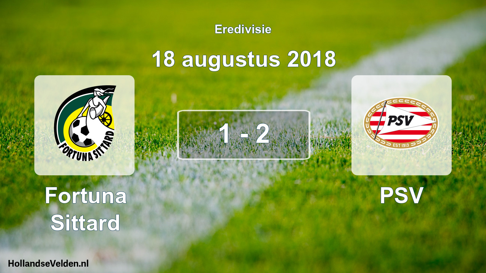 Total number of matches played: Fortuna Sittard - PSV 1 - 2 (18 August 2018)