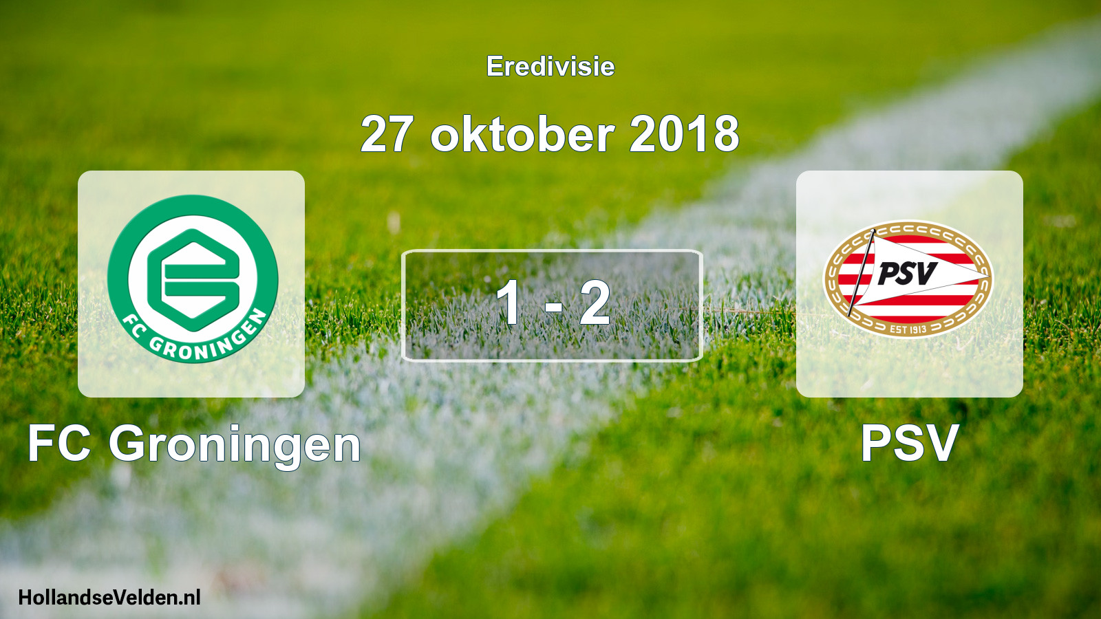 Total number of matches played: FC Groningen - PSV 1 - 2 (27 October 2018)
