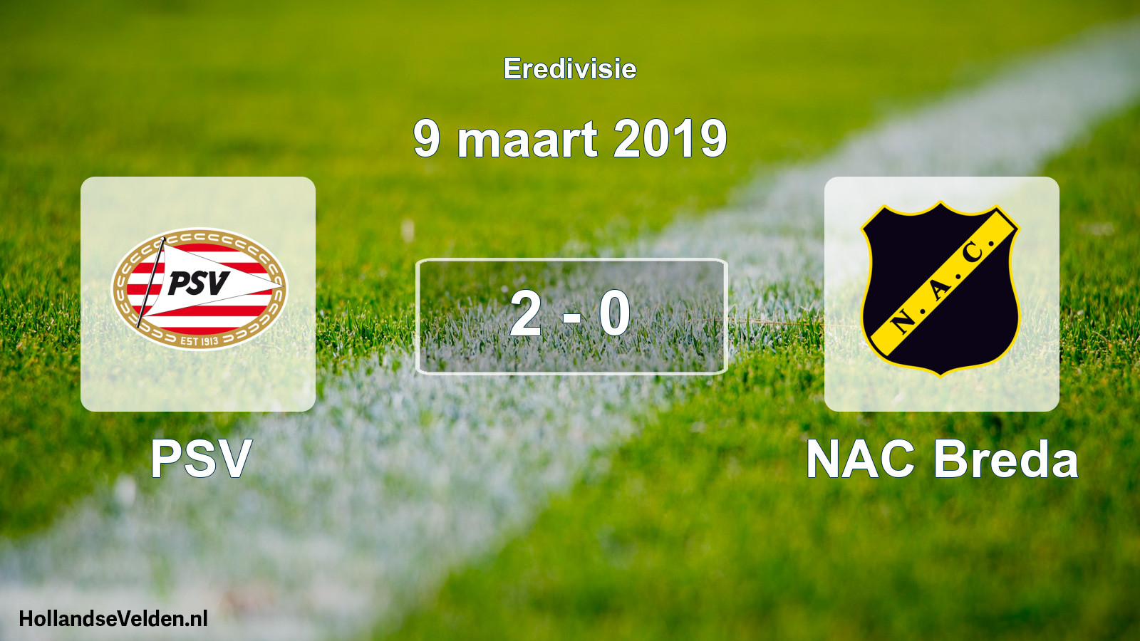 Total number of matches played: PSV - NAC Breda 2 - 0 (9 March 2019)