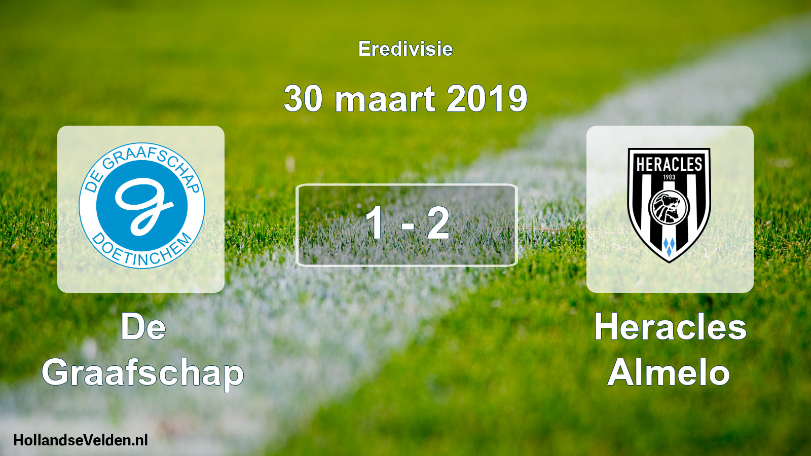 Total number of matches played: De Graafschap - Heracles Almelo 1 - 2 (30 March 2019)