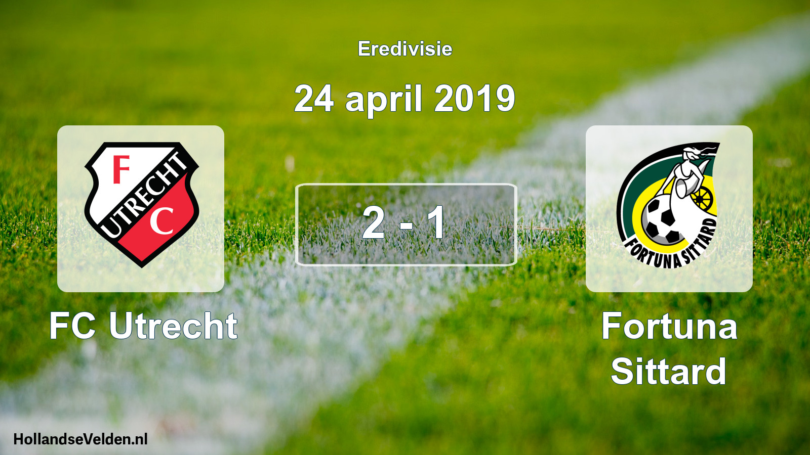 Total number of matches played: FC Utrecht - Fortuna Sittard 2 - 1 (24 April 2019)
