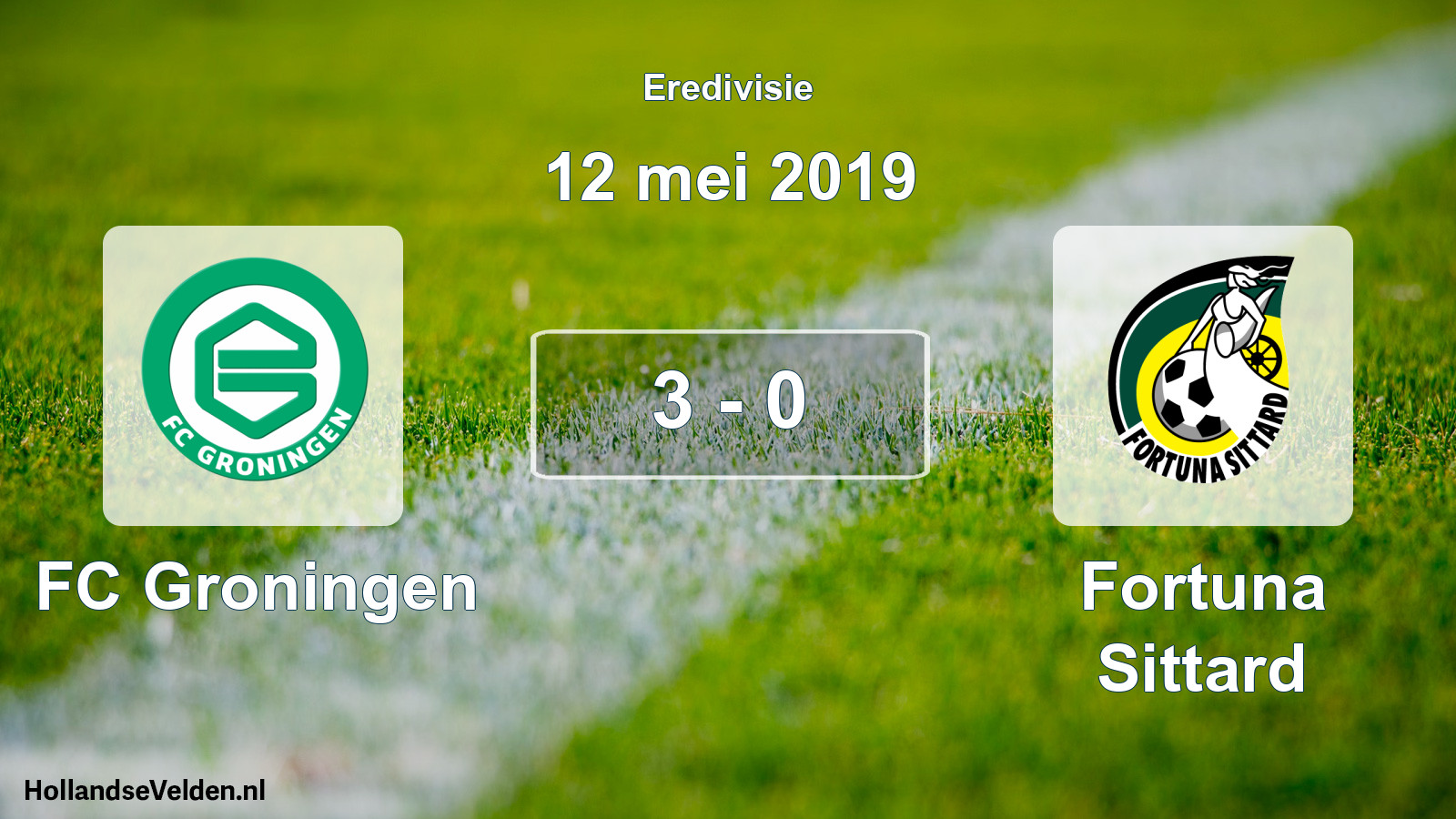 Total number of matches played: FC Groningen - Fortuna Sittard 3 - 0 (12 May 2019)