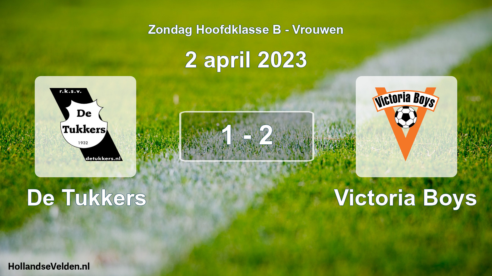 Total number of matches played: De Tukkers - Victoria Boys 1 - 2 (2 April 2023)