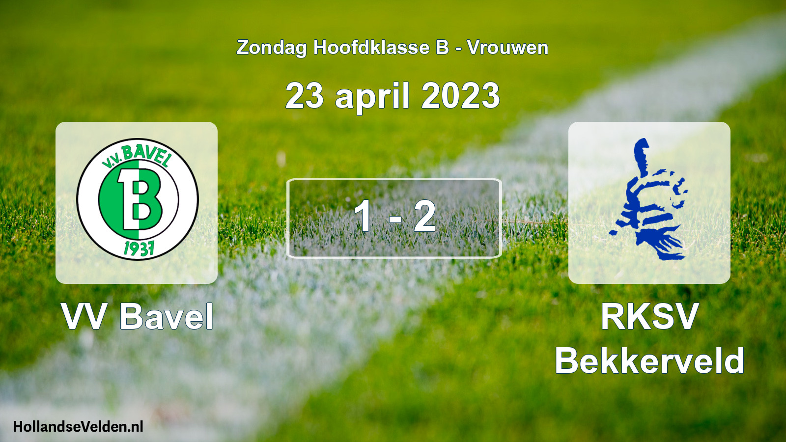 Gespeelde wedstrijd: VV Bavel - RKSV Bekkerveld 1 - 2 (23 april 2023)