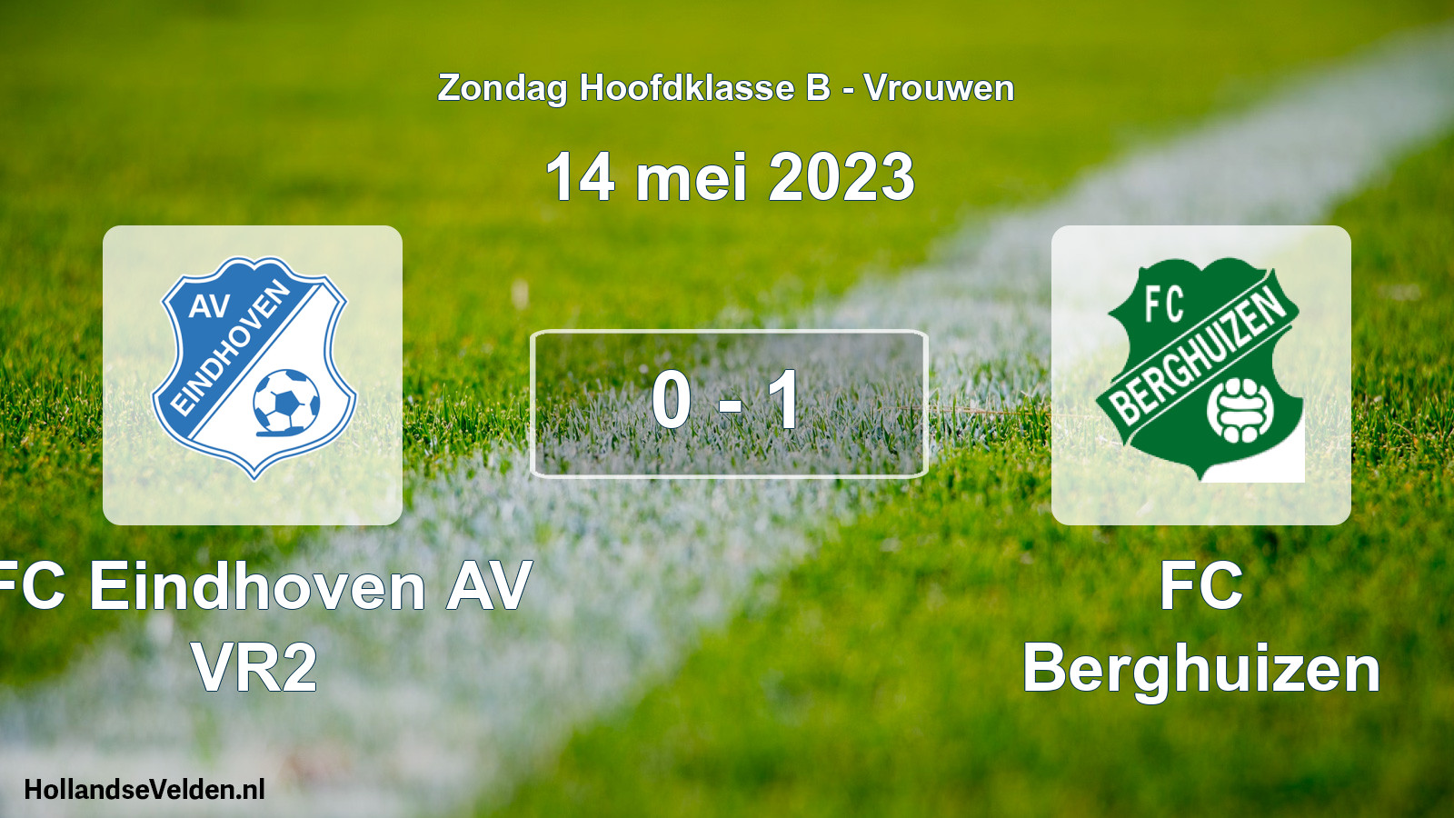 Total number of matches played: FC Eindhoven AV VR2 - FC Berghuizen 0 - 1 (14 May 2023)