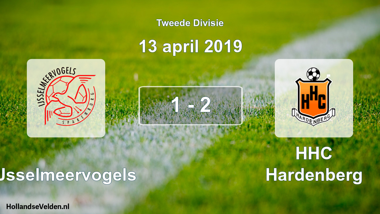 Total number of matches played: IJsselmeervogels - HHC Hardenberg 1 - 2 (13 April 2019)