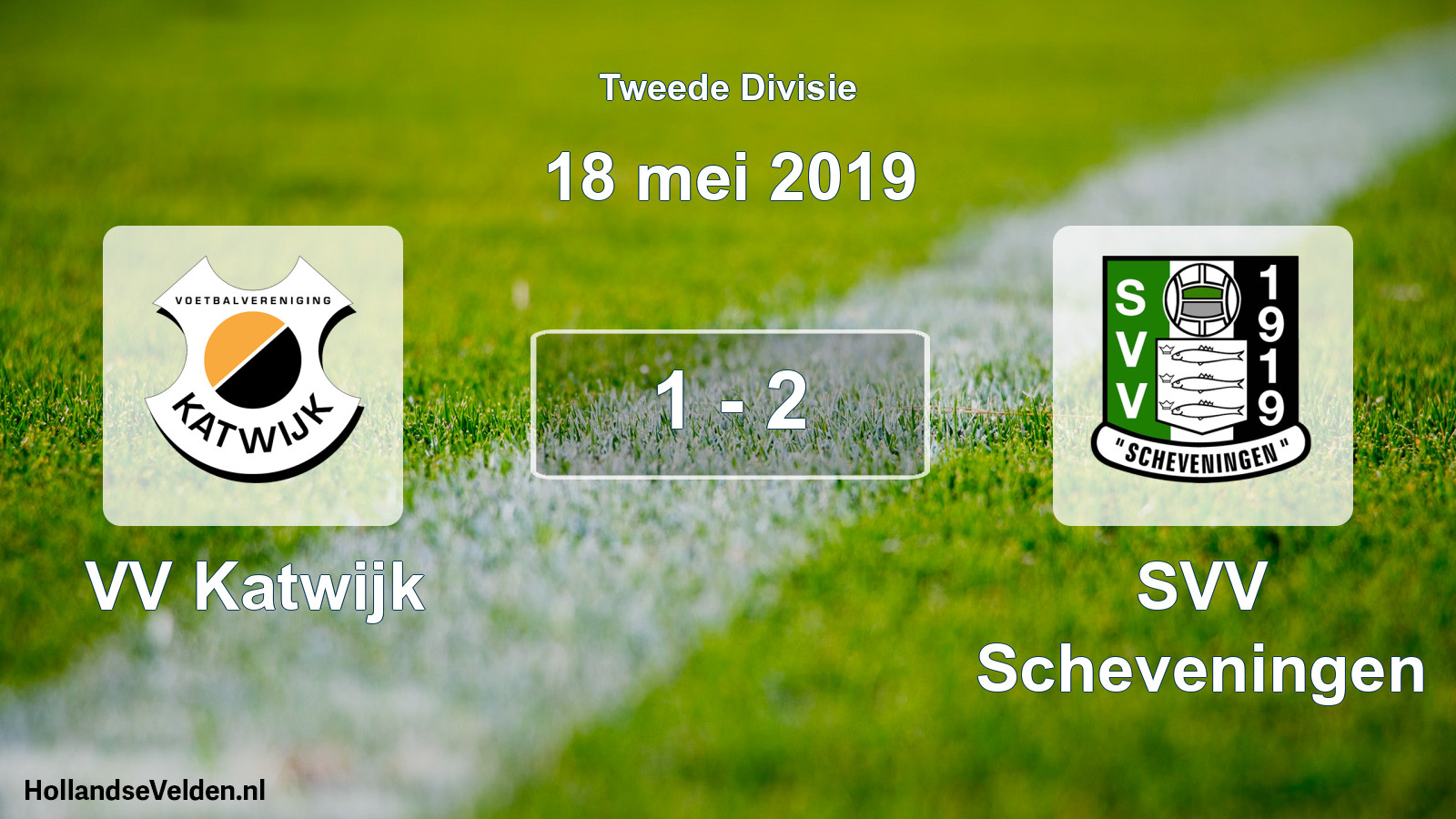 Total number of matches played: VV Katwijk - SVV Scheveningen 1 - 2 (18 May 2019)