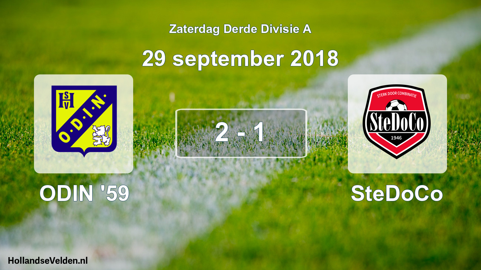 Total number of matches played: ODIN '59 - SteDoCo 2 - 1 (29 September 2018)