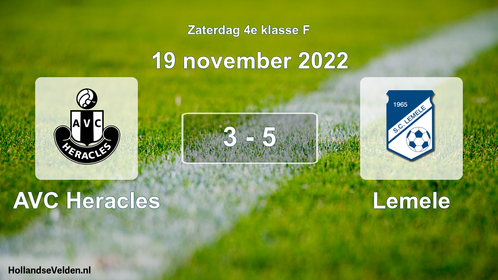 Total number of matches played: AVC Heracles - Lemele 3 - 5 (19 November 2022)